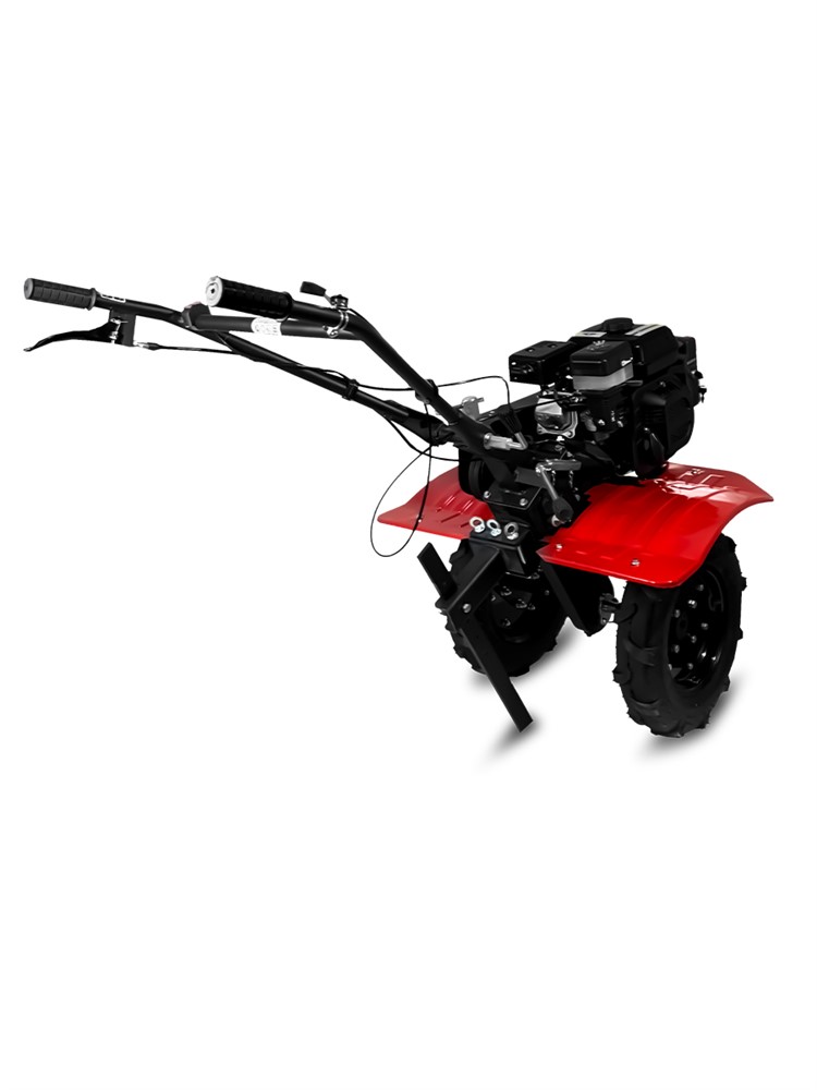 РЫСЬ Мотоблоки ременные 4 скорости МБР 7-10 Э ПРО колеса 4.00-10'' + электростартер